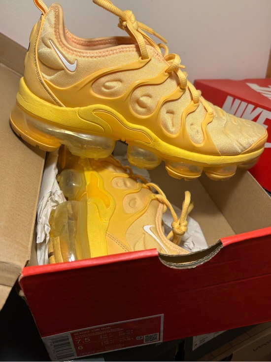Nike Shoes - Nike Kids' Bright Yellow VaporMax Plus Sneakers